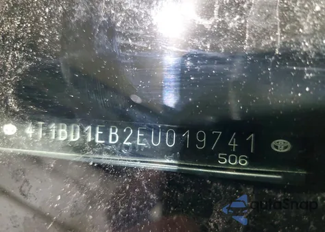 2014 Toyota Avalon Hybrid z USA, uszkodzony, nr VIN 4T1BD1EB2EU019741